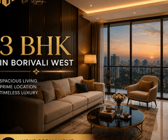 Luxury 3 BHK in Borivali West – Book Your Dream Home