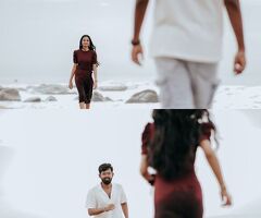 Love by the Shore , Pre Wedding Shoot by Moments Book Photography
