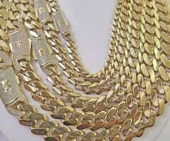 Shop 10K, 14K & 18K Cuban Chain, Rope Chain in Texas, USA – Dallas Gold Source