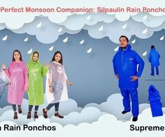 Stay Dry This Monsoon with Premium Silpaulin Rain Ponchos!