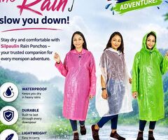 Stay Dry This Monsoon with Premium Silpaulin Rain Ponchos! - 2