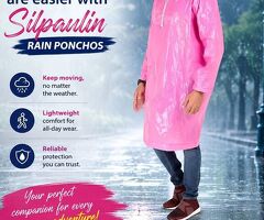 Stay Dry This Monsoon with Premium Silpaulin Rain Ponchos! - 4