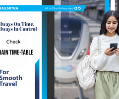 Plan Your Journey Smartly with RailMitra – Check Train Time-table Instantly!