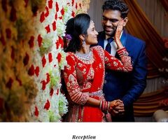 Elegant Wedding Reception Photography in Chennai | Moments Book Photography