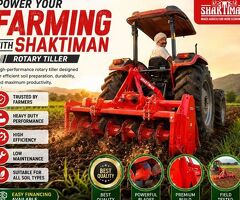Shaktiman Rotary Tiller in Madurai | Heavy-Duty Rotavator for Every Soil Type