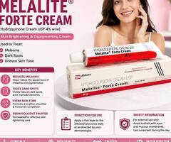 Melalite Forte Cream 4% 30gm (Hydroquinone)| Online Generic medicine