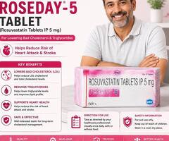 Roseday  (Rosuvastatin) for Lowering Bad Cholesterol & Triglycerides | Online Generic Medicine