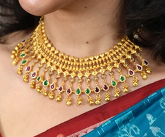 Imperial Fringe Necklace Set – A Timeless Statement in Certified 92.5 Sterling Silver - 2