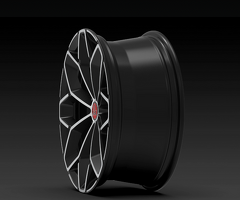 Premium Advantec Kohinoor Starlight Black Alloy Wheels For Cars - 2