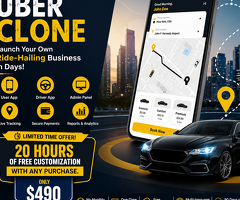 Zipprr Uber Clone Script for Startups — Taxi Booking Platform $490