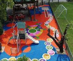 EPDM Flooring for Children's Playground and Sports Field - 2