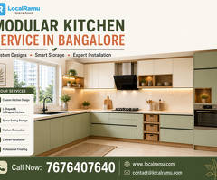 Expert Modular Kitchen Service in Bangalore with LocalRamu