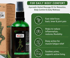 BestLin Ayurvedic Liniment Oil – Natural Support for Joint & Body Comfort