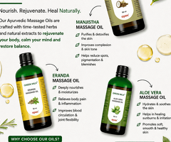 Ayurvedic Body Massage Oil for Men | Green Milk Concepts