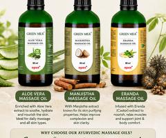 Ayurvedic Body Massage Oil for Men | Green Milk Concepts - 2