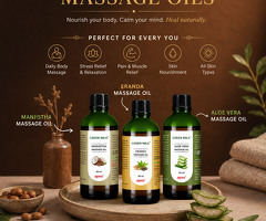 Ayurvedic Body Massage Oil for Men | Green Milk Concepts - 3