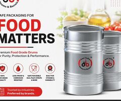 Food Grade Drums for Safe & Reliable Food Packaging