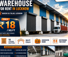22000 Sqft Industrial Shed Lucknow | Warehouse Space For Commercial Use - 4