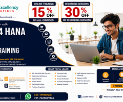 SAP S/4HANA MM Online Training – 15% Off & 30% Off Recorded Training Sessions