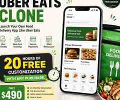 Which Tech Stack Powers Zipprr's $490 Uber Eats Clone Script?