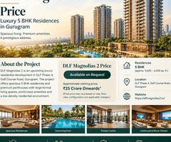 DLF Magnolias 2 Price – Luxury 5 BHK Residences in Gurugram