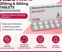 Nizonide 200mg & 500mg Tablets (Nitazoxanide) | Nitazoxanide Medicine | Online Generic Medicine