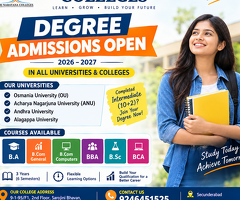 Distance/Online Degree Courses in Hyderabad