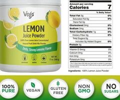 Zest Up & Save: Lemon Juice Powder for Easy Mixing