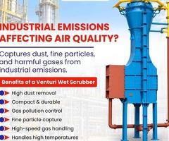 Venturi Wet Scrubber for Industrial Emission Control