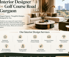 Interior Designer in Golf Course Road Gurgaon | Luxury & Personalized Interiors
