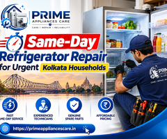 Same-Day Refrigerator Repair for Urgent Kolkata Households