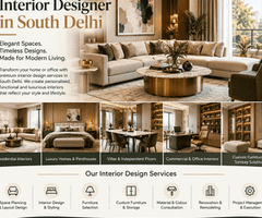 Luxury Interior Designer in South Delhi | Bespoke & Turnkey Interiors