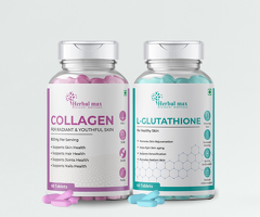 L-Glutathione And Collagen Supplement For Skin Glow