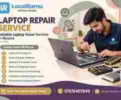 Modern Laptop Repair Service in Mysore by LocalRamu Services
