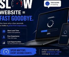 Slow Website = Fast Goodbye ???? | Speed Matters!