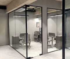 Slim Internal Partition Installation Services for Offices | Smartglass Studio