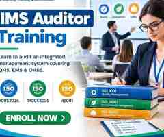 IMS Auditor Training for QMS, EMS & OH&S