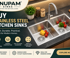 Durable Stainless Steel Kitchen Sinks