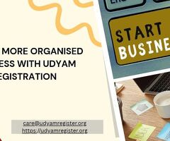 Build a More Organised Business with Udyam Registration