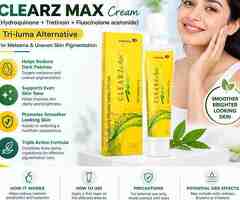 Clearz Max Cream for Melasma | Hydroquinone, Tretinoin & Fluocinolone | Online Generic Medicine