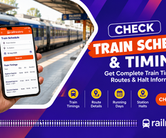 Check Train Schedule Online with RailRestro