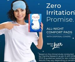 Nua All Night Comfort Pads | Zero Irritation & 4x Comfort