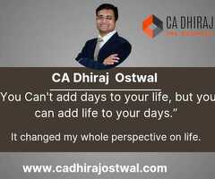 Chartered Accountant in Ahmedabad – CA Dhiraj Ostwal & Co