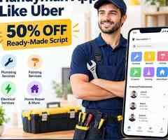 Handyman App Like Uber | 50% OFF Ready-Made Script