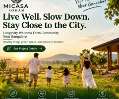 Farmland for Sale in a Wellness Community Near Bangalore