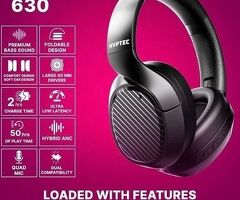 Kyptec LifeStyle® 630 Hybrid ANC Headphones for Powerful Bass, Films, Gaming & Extended Audio