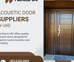Acoustic door suppliers in UAE