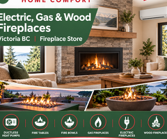 Electric, Gas & Wood Fireplaces | Victoria BC | Fireplace Store