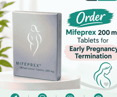Order Mifeprex 200 mg Tablets for Early Pregnancy Termination