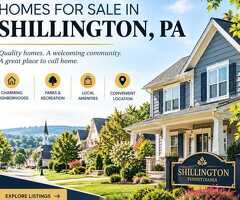Homes for Sale in Shillington, PA – Discover Your Next Move